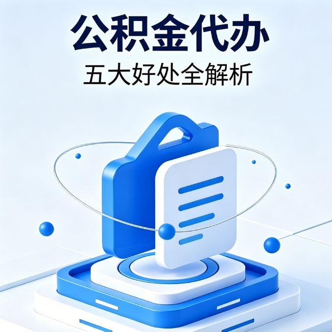 渭南公积金代办到底值不值?这5大好处让你少走弯路
